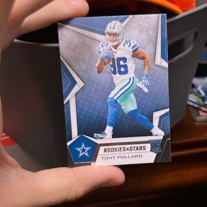 2019 Rookies and Stars #102 Tony Pollard RC - Rookie Year